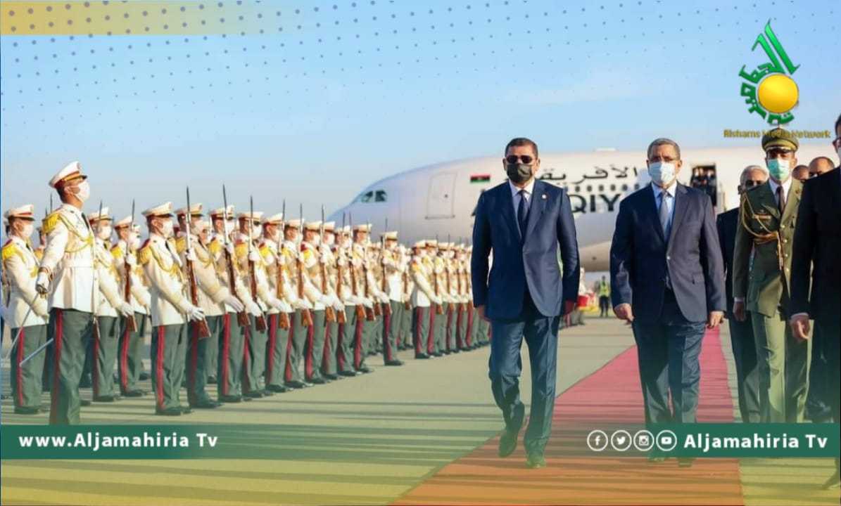 الدبيبة يصل الجزائر