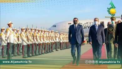 الدبيبة يصل الجزائر