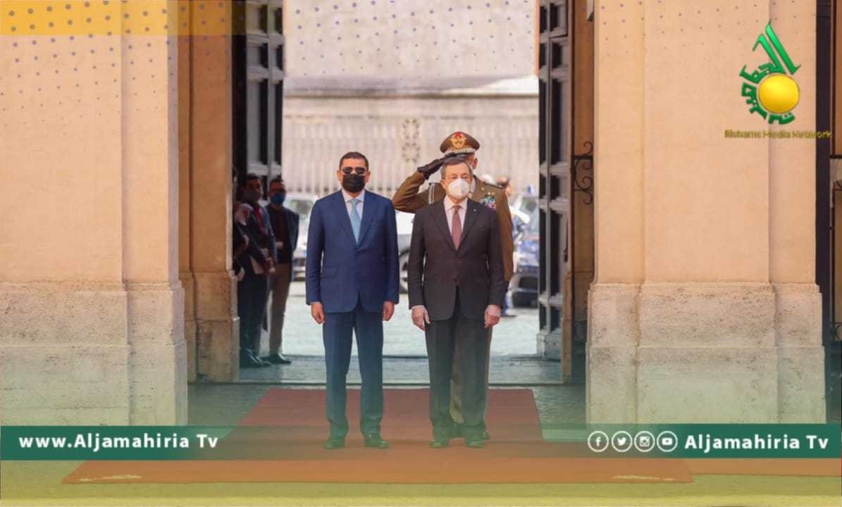 الدبيبة ورئيس وزراء إيطاليا