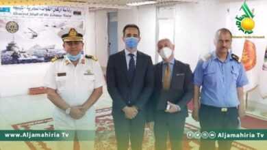 قاعدة طرابلس البحرية اجتماع ليبي ايطالي