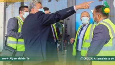 وفد فني يزور مطار معيتيقة