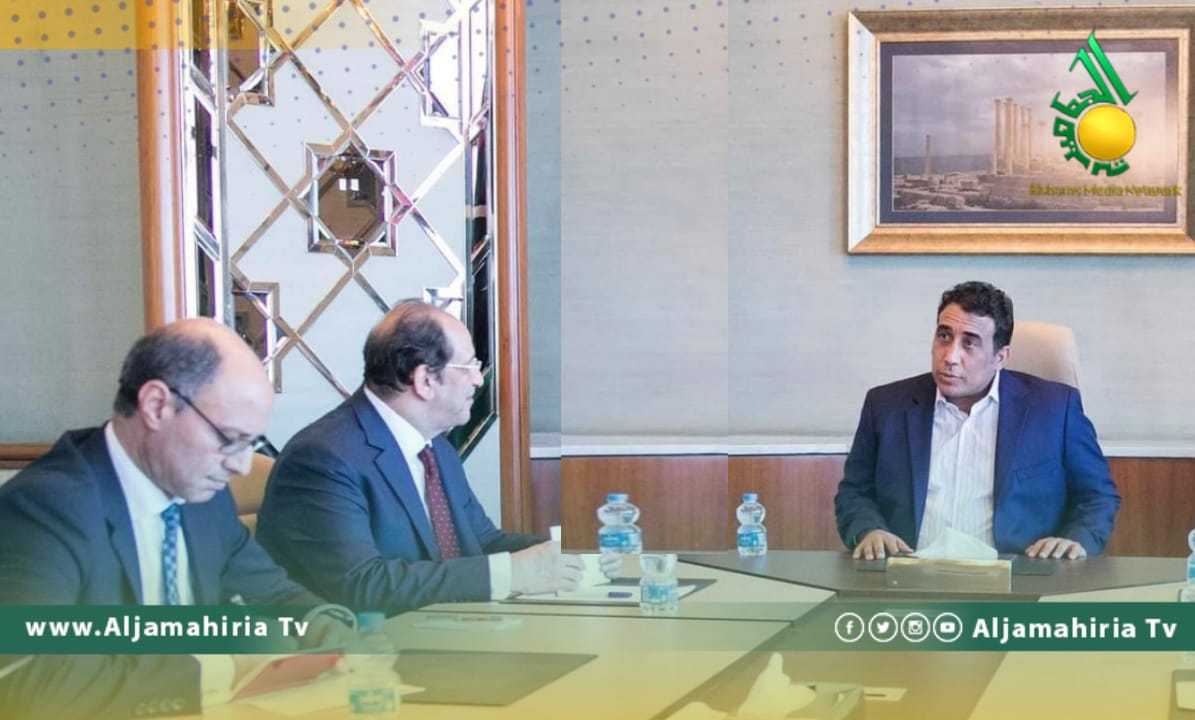 المنفي يلتقي رئيس المخابرات المصرية