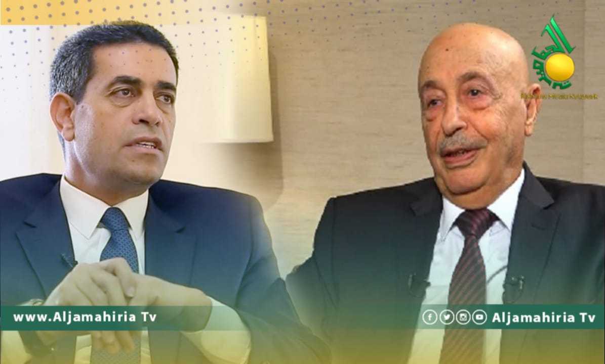 عقيلة صالح يلتقي السايح