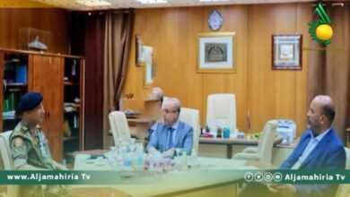 اللافي والكوني يلتقيان الحداد