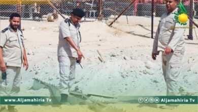 إستخراج 3 حاويات من المُتفجرات