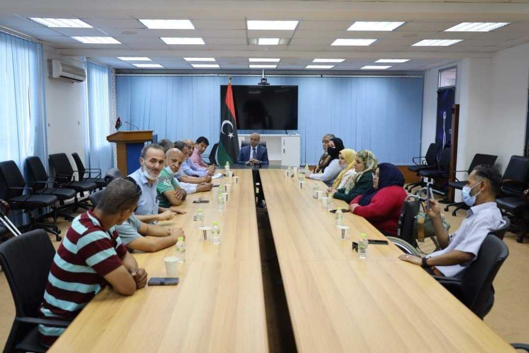 اللافي يلتقي حراك متحدي الإعاقة