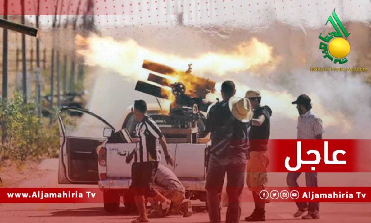 أصوات رماية بالأسلحة المتوسطة