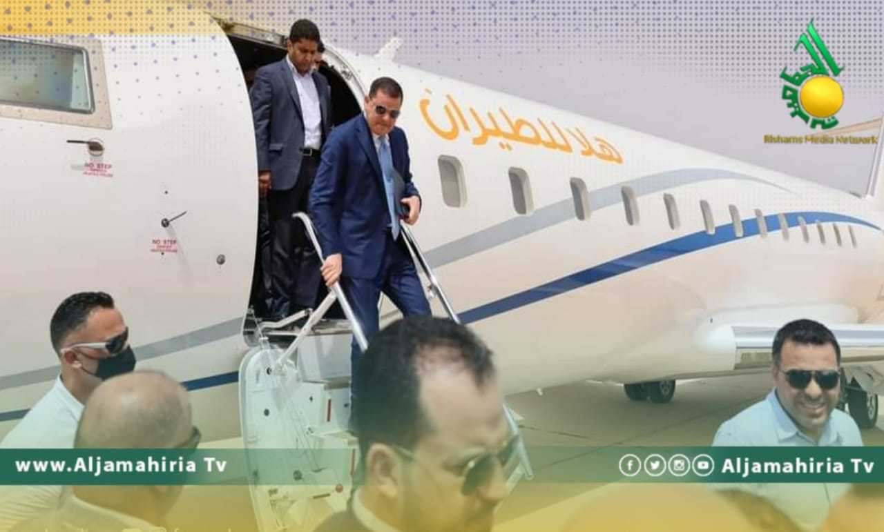 الدبيبة يصل مصراتة
