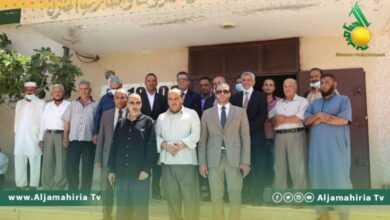 المقريف في حفل ببلدية الأصابعة