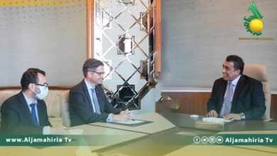 محمد المنفي وسفير المانيا