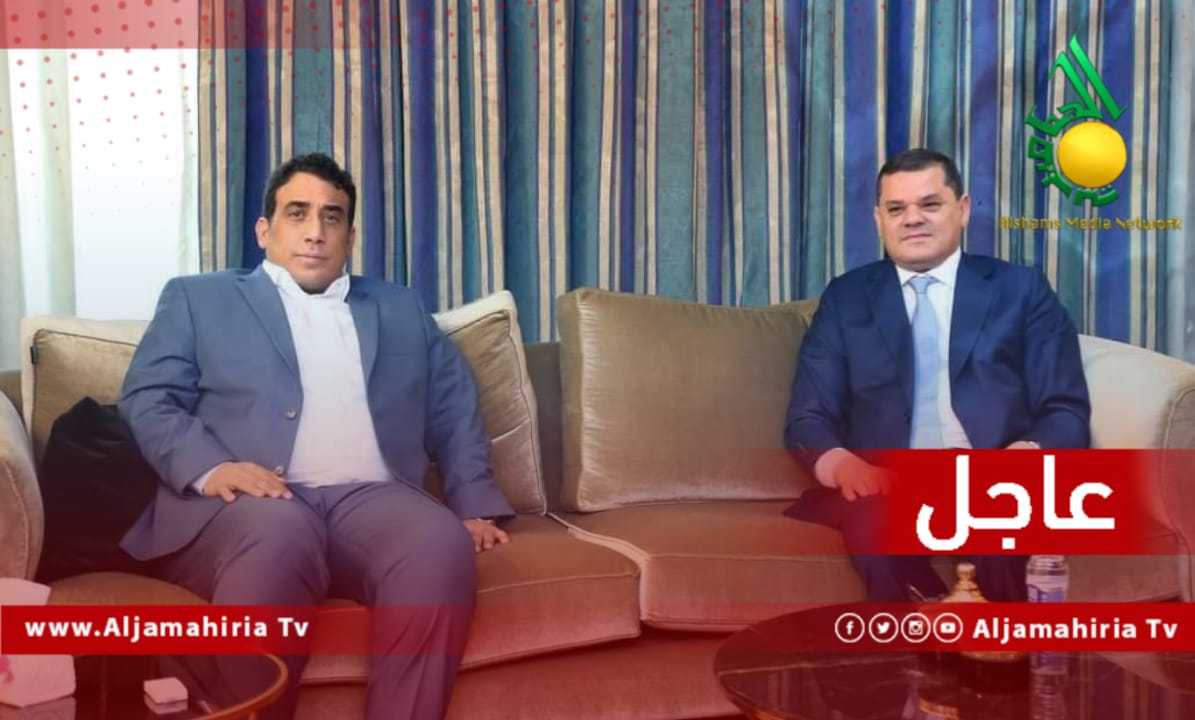 عاجل المنفي والدبيبة