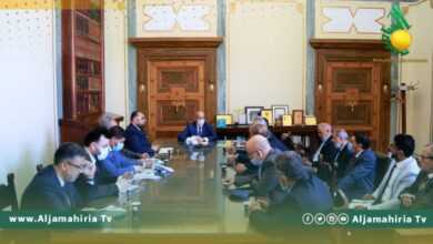 الكبير يلتقي بأعضاء الاتحاد الليبي