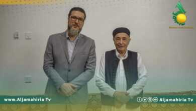 نعمان الشيخ وعقيلة صالح