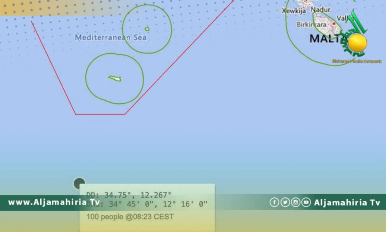 استغاثة من قارب ليبي يغرق في المتوسط