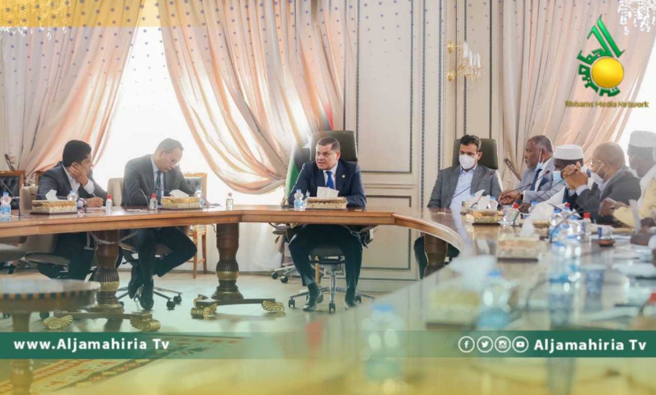 الدبيبة وأعيان مرزق