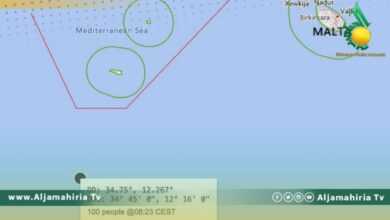 استغاثة من قارب ليبي يغرق في المتوسط