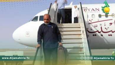 الخطوط الليبية تصل مطار سبها