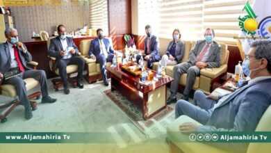 وزير النفط يستقبل السفير البريطاني