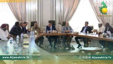 رئيس الحكومة واعيان تاورغاء