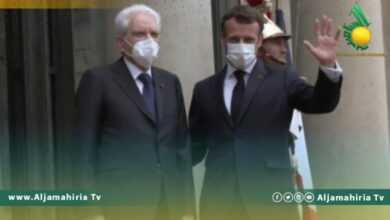 ماكرون والرئيس الإيطالي