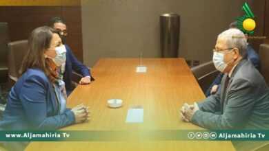 وزير الخارجية التونسي ونجلاء المنقوش