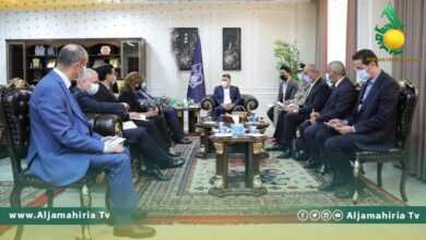 وزير الداخلية وبعثة الاتحاد الأوروبي