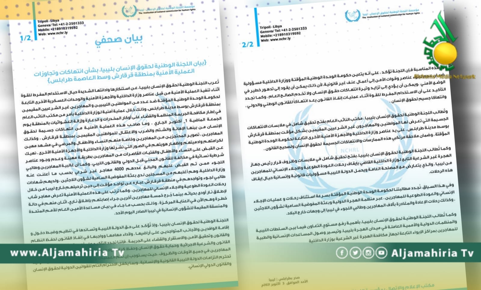 حقوق الانسان الليبية