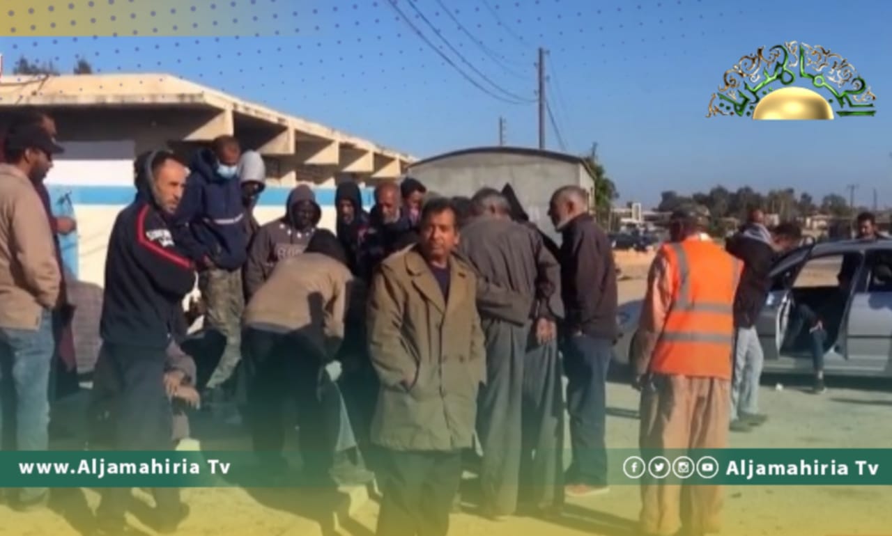 إضراب عمال شركة النظافة