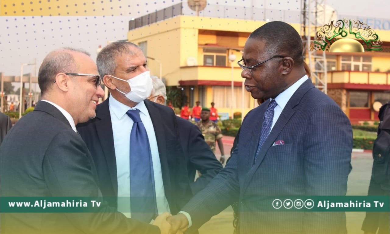 اللافي ورئيس جمهورية افريقيا الوسطى