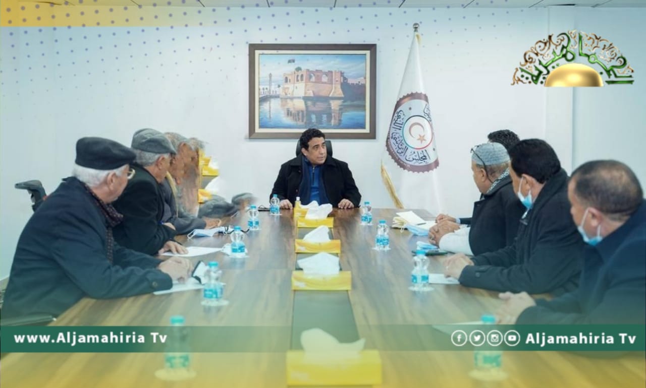 المنفي يناقش مع وفد قبائلي أوضاع السجناء السياسيين