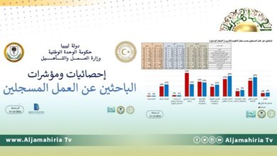 في الدولة الغنية بالنفط.. وزارة العمل: ما يزيد عن 340 ألف ليبي يبحثون عن العمل!