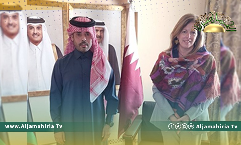 وليامز تلتقي سفير قطر في ليبيا وتعتبر استئناف السفارات عملها أمر مشجع