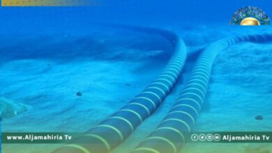 انقطاع كابل الاتصالات سلفيوم الرابط بين درنة واليونان