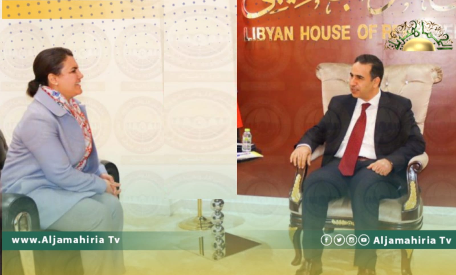 النويري يبحث مع المنقوش أبعاد القضية الليبية على المستوى الدولي