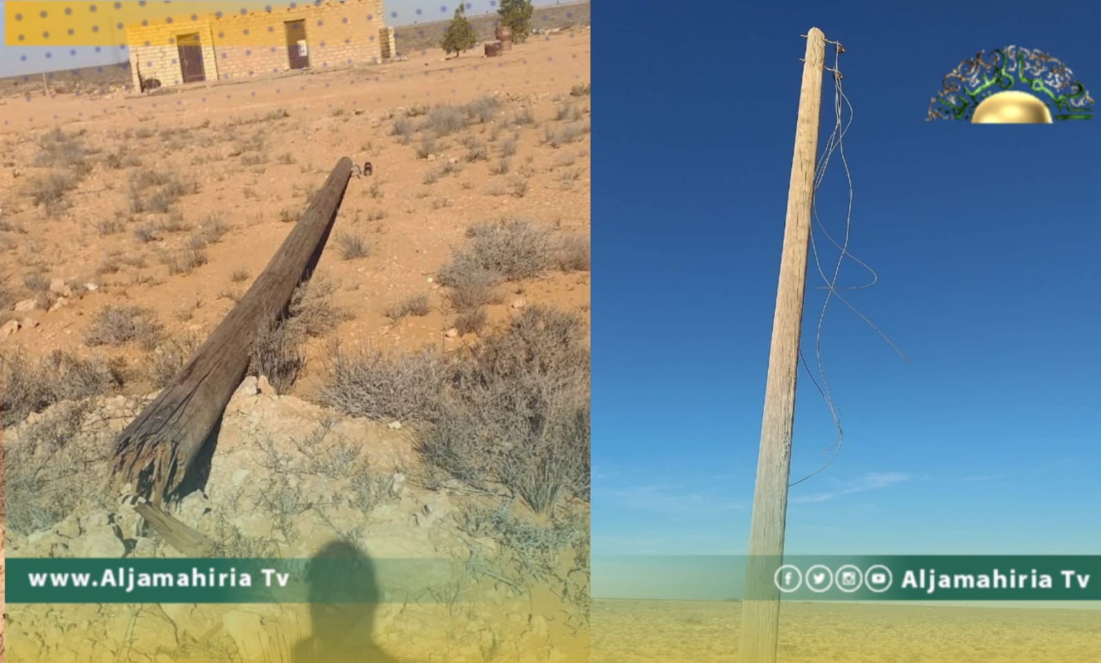 انقطاع التيار عن منطقة ظاهر الرحيبات بسبب سرقة 900 متر