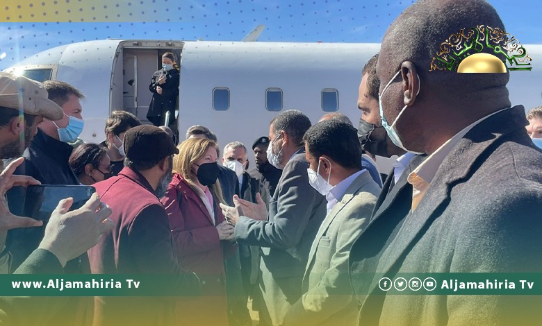 وليامز: سعدت بزيارة سبها وأؤكد على أهمية أن ينعم أبناء الجنوب بخيرات أرضهم