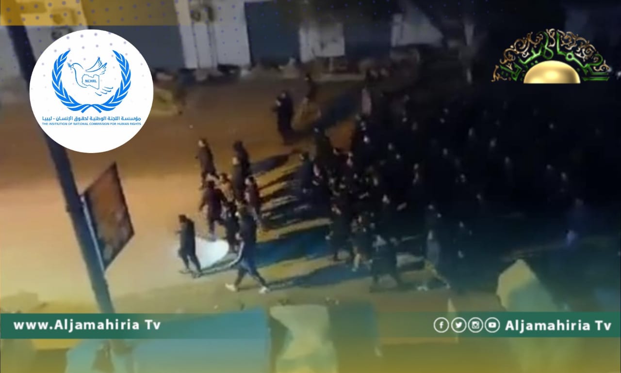 الوطنية لحقوق الإنسان تطالب بالتحقيق في فض اعتصام المهاجرين