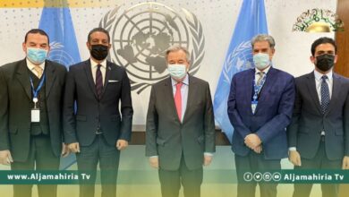 غوتيريش يؤكد حرصه على دعم خيار الليبيين لتحقيق الاستقرار