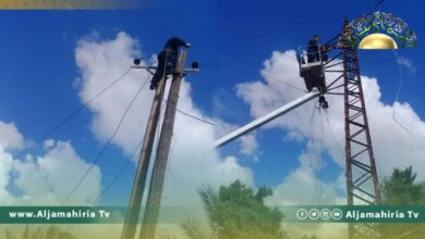 سرقة 2550 متر من أسلاك الضغط العالي في عدة مناطق