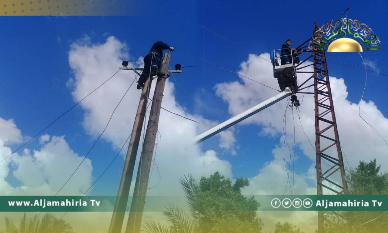 سرقة 2550 متر من أسلاك الضغط العالي في عدة مناطق