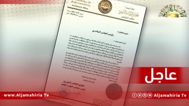 عاجل| النويري: البرلمان يؤكد على أهمية رعاية المصلحة الوطنية العليا والحرص على عدم المساس بسيادة البلاد وحرية اختيار شعبها