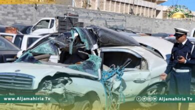 طبيبة تتعرض لحادث مروري مروع أثناء توجهها لإنقاذ مريض