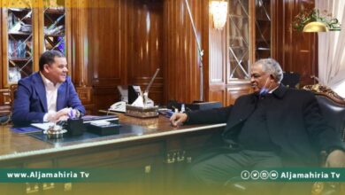 هذا ما دار في لقاء الدبيبة والقطراني