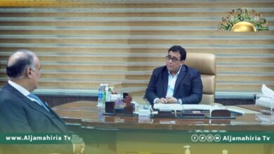 بعد عام من اختياره.. المنفي يبحث مع بوشناف تفعيل جهاز الأمن الوطني