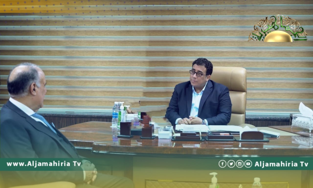 بعد عام من اختياره.. المنفي يبحث مع بوشناف تفعيل جهاز الأمن الوطني