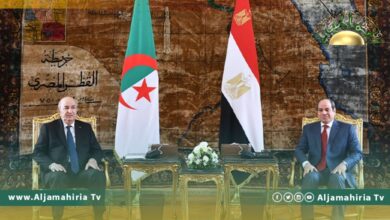 السيسي وتبون يؤكدان أهمية عقد الانتخابات الرئاسية والبرلمانية الليبية