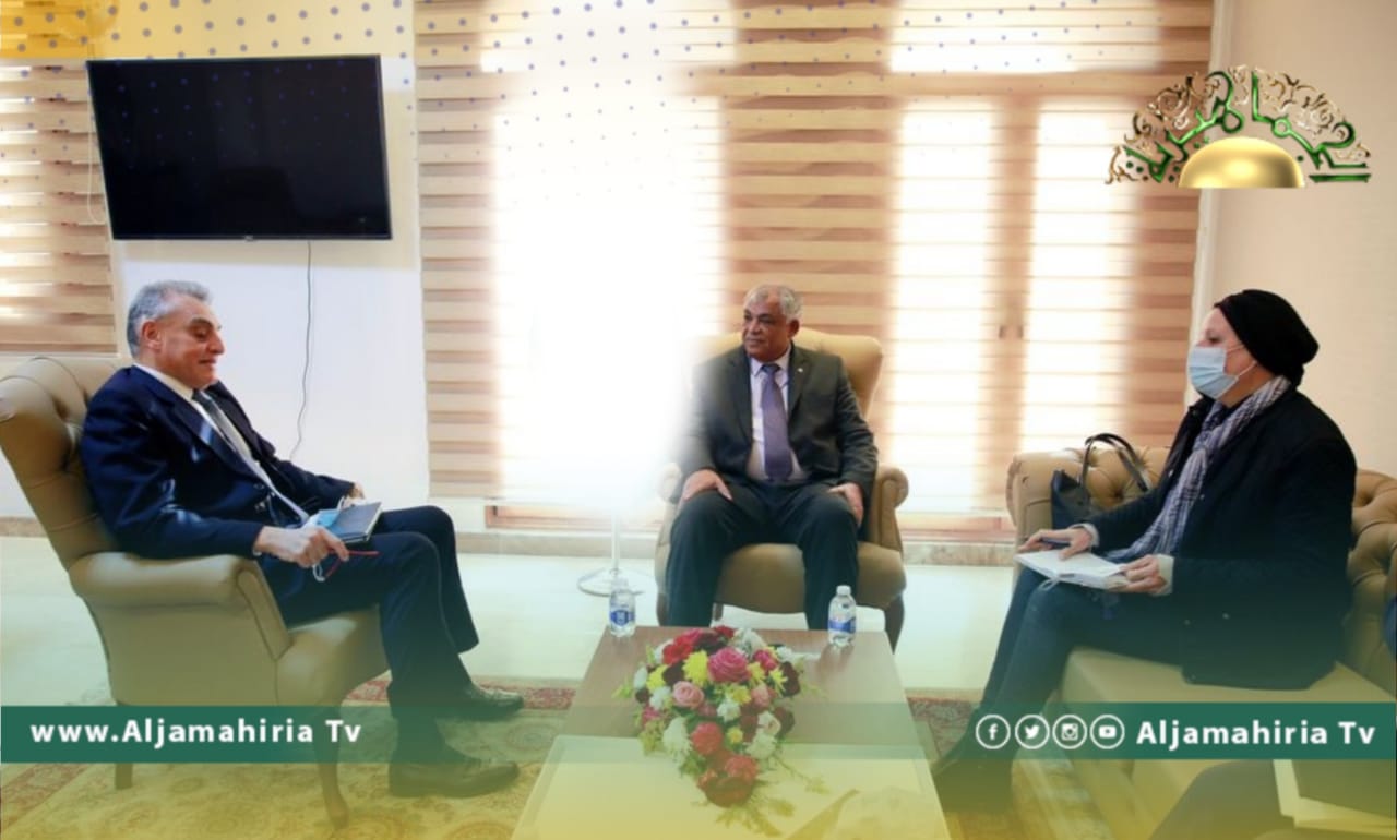 القطراني يبحث مع السفير الإيطالي الإسراع بفتح القنصلية ببنغازي