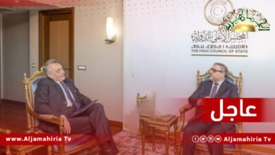 خالد المشري والسفير الايطالي