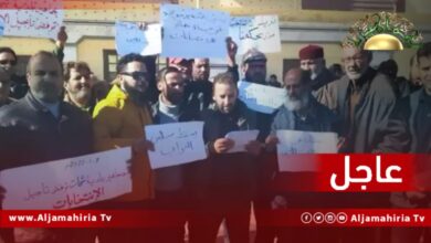 مظاهرات أمام مجلس النواب في طبرق