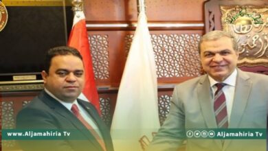 وزيرا العمل المصري والليبي